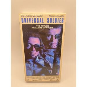Universal Soldier VHS 1992 Jean-Claude Van Damme Dolph Lundgren Pre Owned